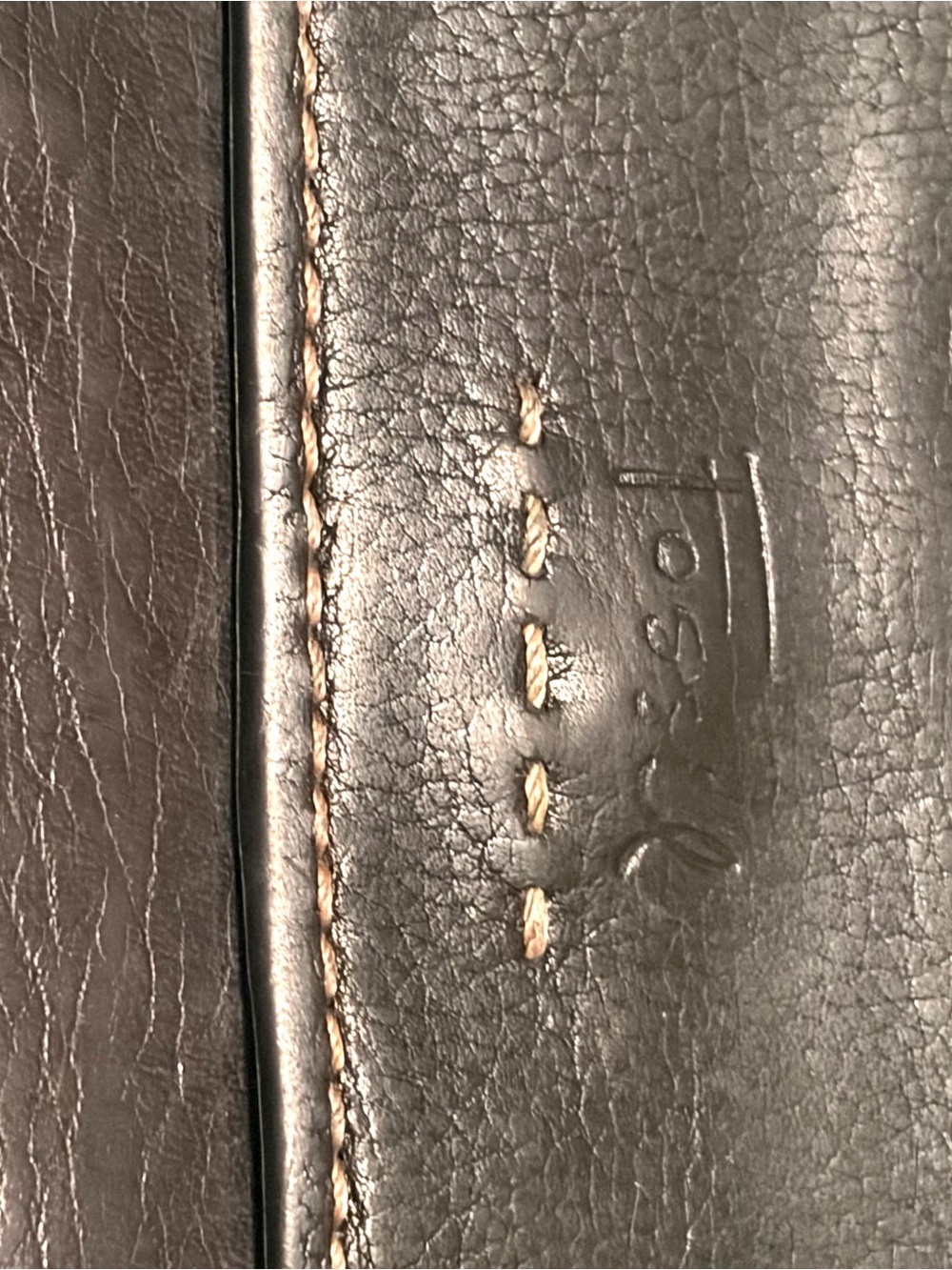 Fossil black leather organizer wallet/clutch.Black Genuine Leather.